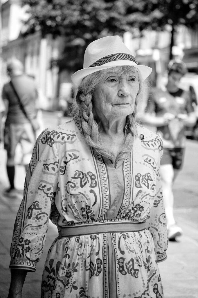 Mysterious Woman Street Photography Paris